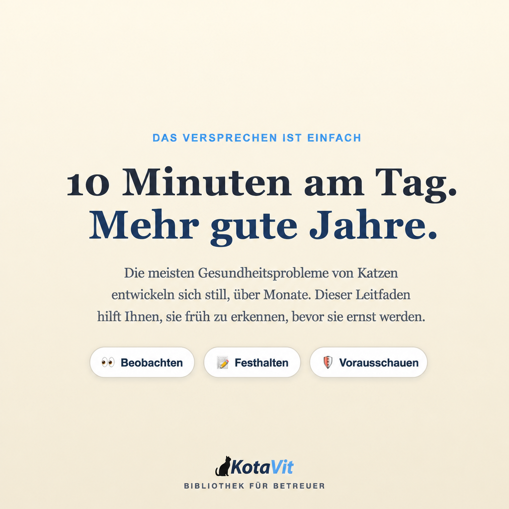 Leitfaden: Ein langes Katzenleben